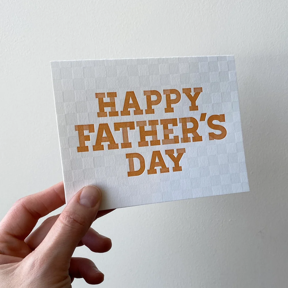 TN Father's Day Letterpress Card — The Happy Envelope
